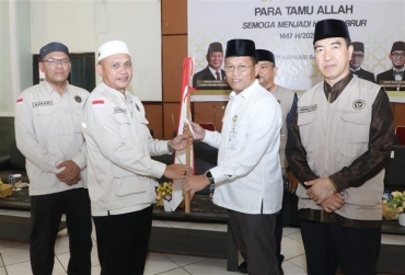 379 Jemaah Haji Kloter 25 Debarkasi Batam Tiba di Tanah Air