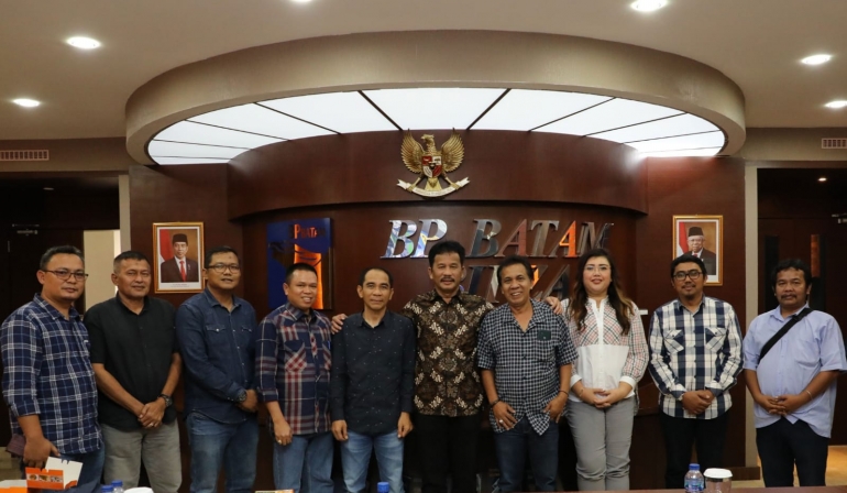 Muhammad Rudi Terima Audiensi Pengurus PWI Kepri, Ajak PWI Kepri Sukseskan Investasi di Kota Batam