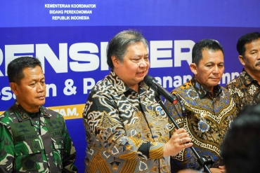 Di Depan Forkopimda Batam, Menko Airlangga: Mumpung Indonesia Lagi Diminati, Iklim Investasi Harus Kondusif