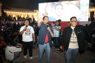 Nobar Final Piala Dunia 2026 di Batam Sukses Besar, Dataran Engku Putri Dipenuhi Ribuan Penonton