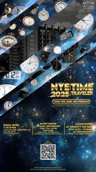 Menyambut Christmas dan Tahun Baru dengan Ceria di  Aston Batam Hotel & Residence