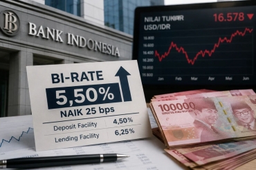 Rupiah Tertekan, Bank Indonesia Kembali Naikkan BI-Rate Jadi 5,50 Persen