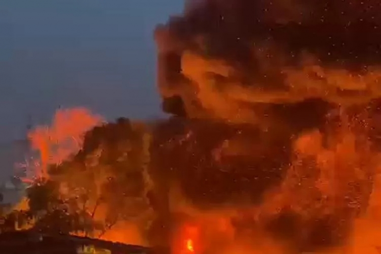 Seribuan Ban Bekas Ludes Terbakar, Polisi Selidiki Penyebab Kebakaran