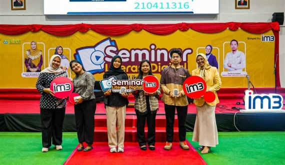 Go Live Like a Pro: IM3 dan TikTok Ajak Mahasiswa UNRI Berkarya di Dunia Digital