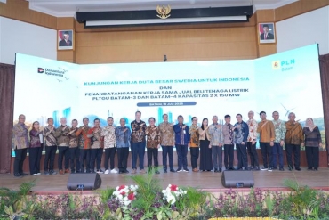 Swedia Perkuat Pasokan Listrik untuk Investasi Strategis di Batam