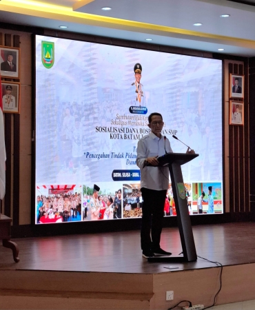 Wali Kota Batam Buka Sosialisasi Dana BOSP SD dan SMP Tahun 2025: Tekankan Tata Kelola dan Peningkatan SDM
