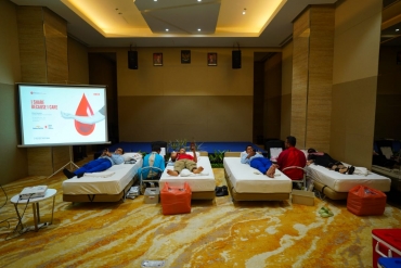 AKSI DONOR DARAH BEST WESTERN PREMIER PANBIL HASILKAN 25 KANTONG DARAH