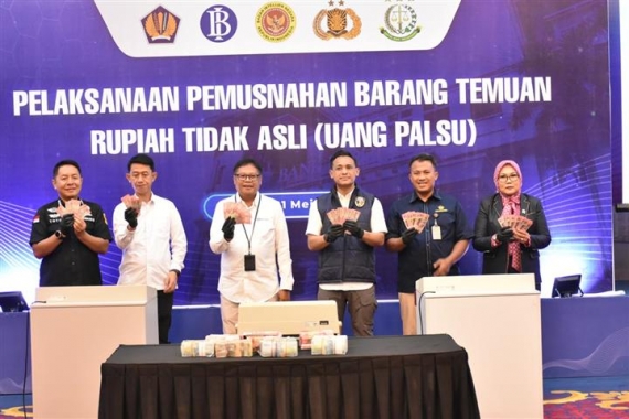 Musnahkan Uang Rupiah Tidak Asli, Wujud Komitmen Botasupal Kepulauan Riau Berantas Rupiah Palsu
