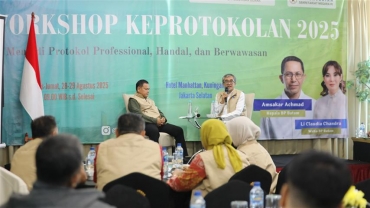 Ciptakan Protokol Profesional dan Berwawasan, BP Batam Selenggarakan Workshop Keprotokolan