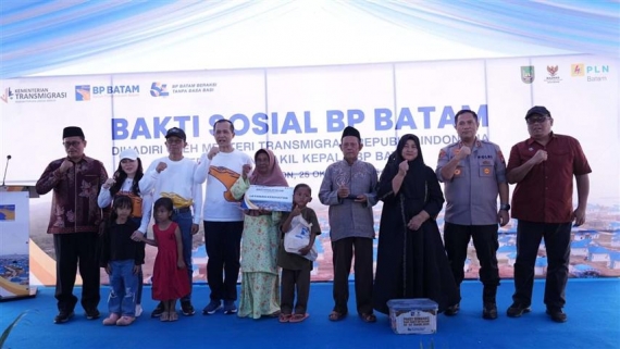 BP Batam Gelar Bakti Sosial, Hadirkan Senyum Warga Rempang Eco-City