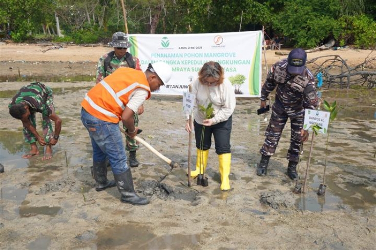 Aksi Hijau Berkelanjutan KEK Tanjung Sauh: PT Batamraya Sukses Perkasa Kembali Tanam 1.000 Bibit Mangrove