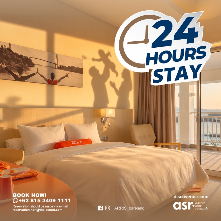 HARRIS Barelang Batam Hadirkan 24 Hours Stay, Staycation Lebih Fleksibel Tanpa Terburu-buru