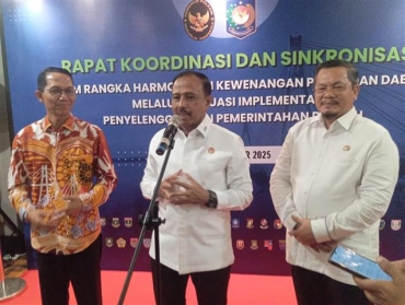 Kemenko Polkam Menggelar Rapat Koordinasi dan Sinkronisasi di Batam