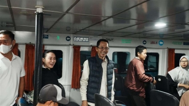 Pastikan Arus Mudik Berjalan Lancar, Amsakar-Li Claudia Pantau Arus Mudik Lebaran