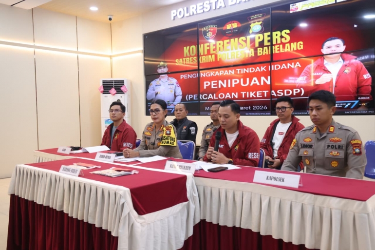 SATGAS GAKKUM SELIGI KETUPAT 2026 POLRESTA BARELANG UNGKAP TINDAK PIDANA PENIPUAN PERCALOAN TIKET ASDP
