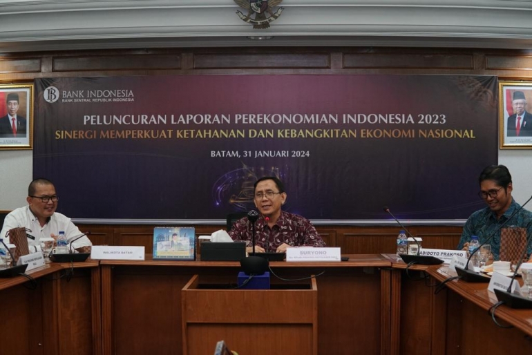 Peluncuran LPI 2023, BI Kepri Catat Ekonomi Kepri Tumbuh 5,4% Tertinggi di Sumatera