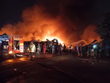 Tinjau Lokasi Kebakaran di KPLI Kabil, BP Batam Pastikan Tidak Ada Korban Jiwa
