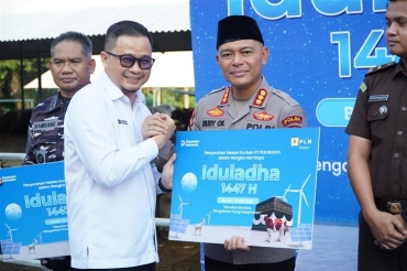 PLN Batam Salurkan 18 Sapi dan 50 Kambing pada Idul Adha 1447 H