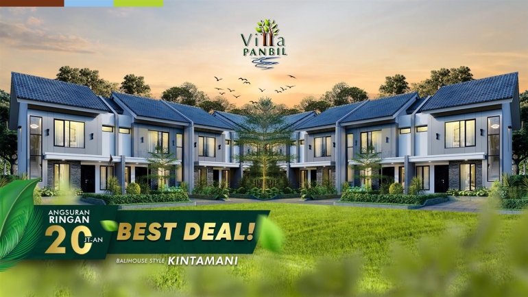 Tipe Bali House Kintamani - Villa Panbil Gebrak Pasar dengan Angsuran Mulai dari 20 Jutaan & Progress Pembangunan di Angka 70%.