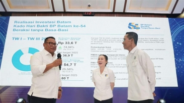 Pertumbuhan Ekonomi Batam Menguat 6,89%, BP Batam Optimis Sambut 2026