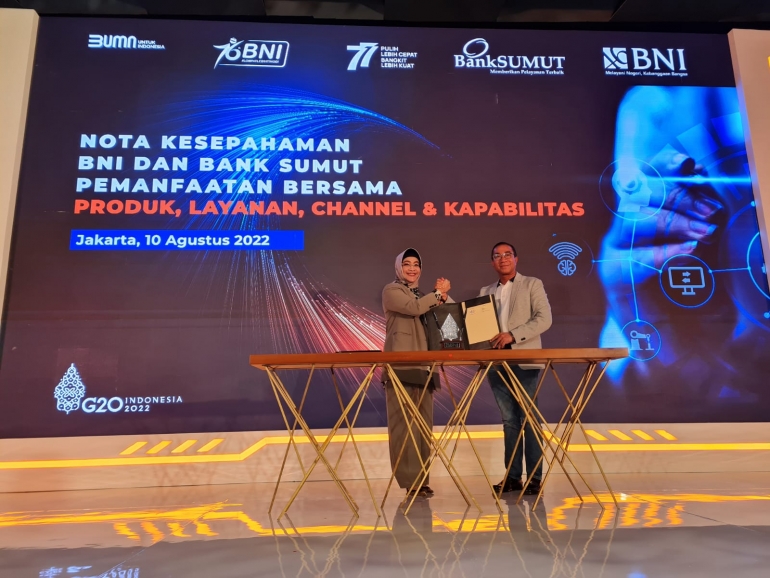 Kolaborasi dengan Bank Sumut, BNI Usung Orange Synergy
