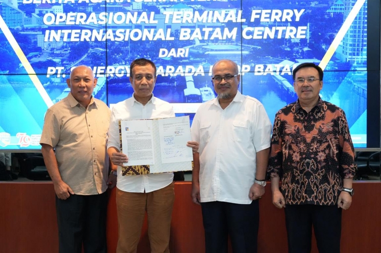 BP Batam dan PT. Metro Nusantara Bahar Teken Kerjasama Pelabuhan Batam Centre, Mitra Lama Tak Hadir Dalam Serah Terima Aset