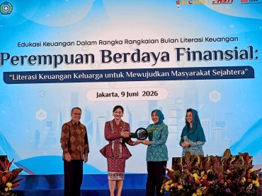 DORONG KESEJAHTERAAN KELUARGA, OJK DAN TIM PENGGERAK PKK KOLABORASI PERKUAT LITERASI KEUANGAN PEREMPUAN