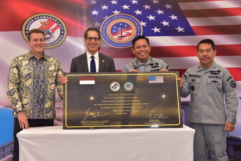 Amerika Serikat dan Bakamla RI Resmikan Pusat Pelatihan Maritim “Anambas” di Batam