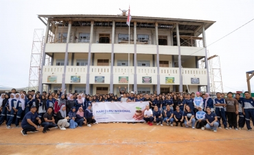 Panbil Residence Serviced Apartment Tanam Ratusan Bibit Pohon  di SMKN 11 Sagulung, Batam